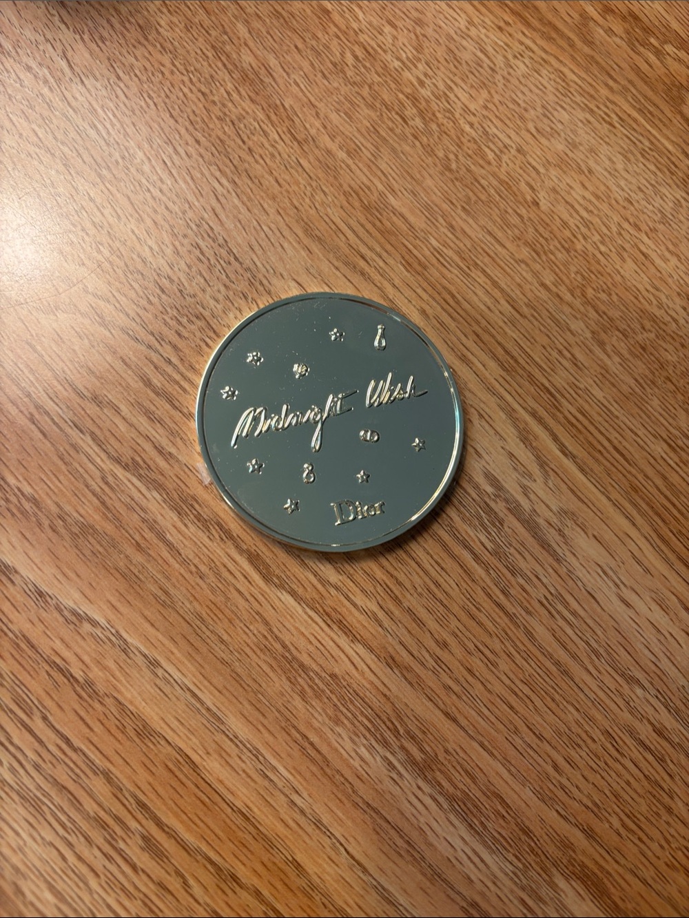 Dior 'Midnight Wish' Round Compact - new with cello still on mirror